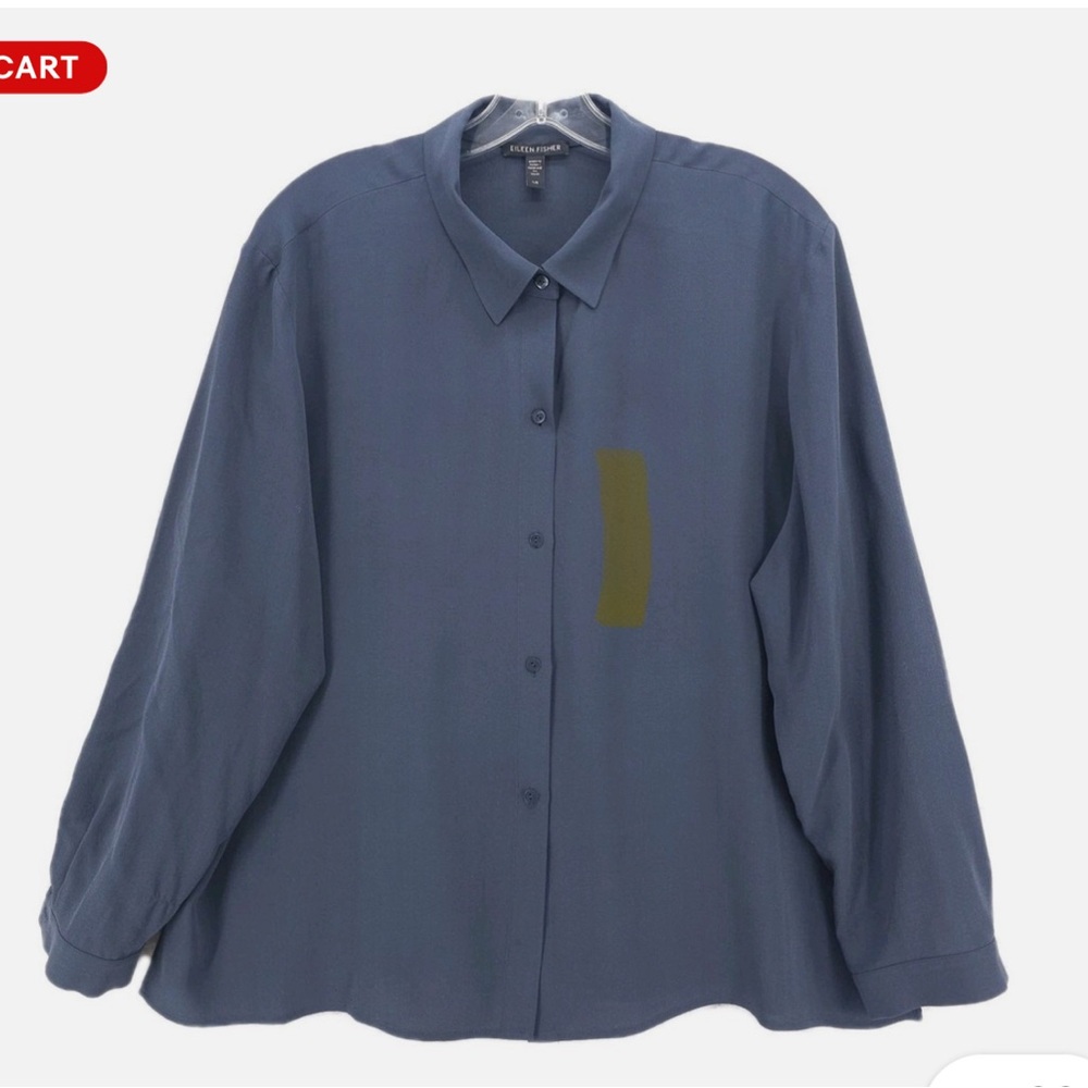 Eileen Fisher Blue Blouse